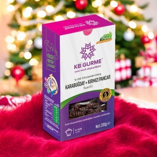 GLUTENSİZ VEGAN KARABUĞDAY + KIRMIZI PANCAR MAKARNA  -  FUSİLLİ 200 GR