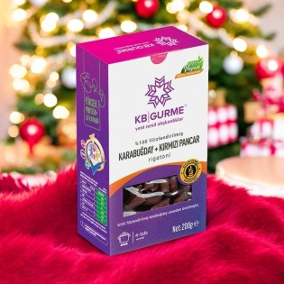 GLUTENSİZ VEGAN KARABUĞDAY + KIRMIZI PANCAR MAKARNA - RİGOTONİ 200 GR