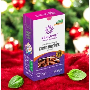 GLUTENSİZ & VEGAN KIRMIZI MERCİMEKLİ RİGATONİ MAKARNA - 200 GR