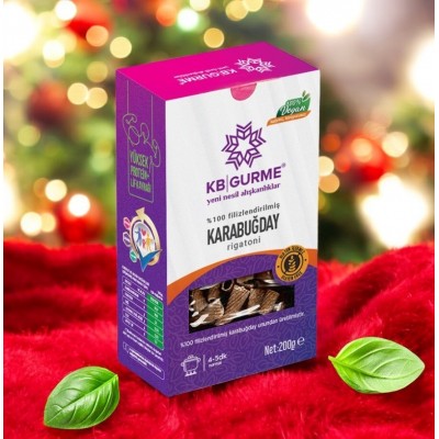 GLUTENSİZ & VEGAN KARABUĞDAY RİGATONİ MAKARNA - 200 GR