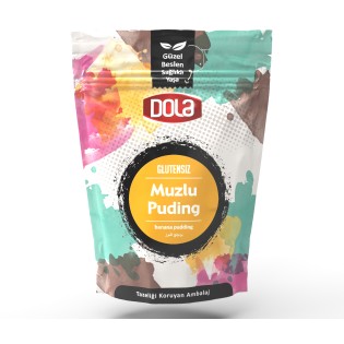 GLUTENSİZ MUZLU PUDİNG - 100 GR