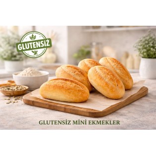 GLUTENSİZ MINI EKMEK - 5 Lİ PAKET GLUTENSİZ MINI EKMEK - 5 Lİ PAKET