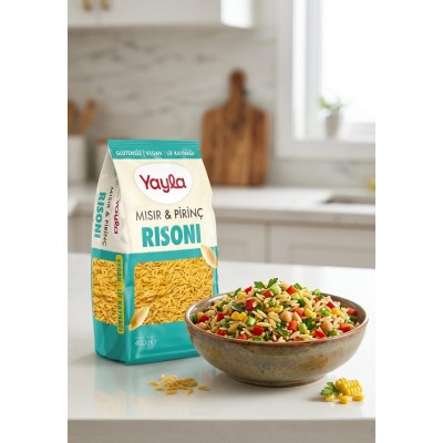 YAYLA GLUTENSİZ MISIR VE PRİNÇ RİSONI - 400 GR